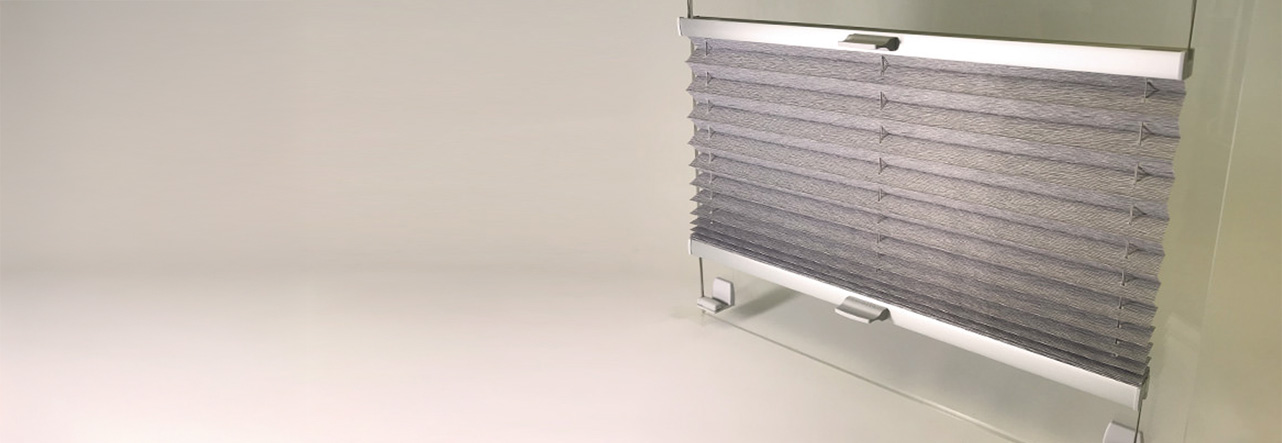 Luxaflex Plissees in weiß