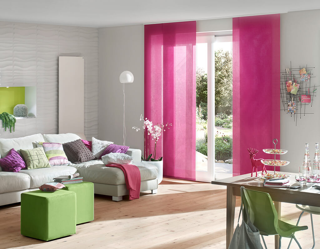 Flaechenvorhang Rosa 01