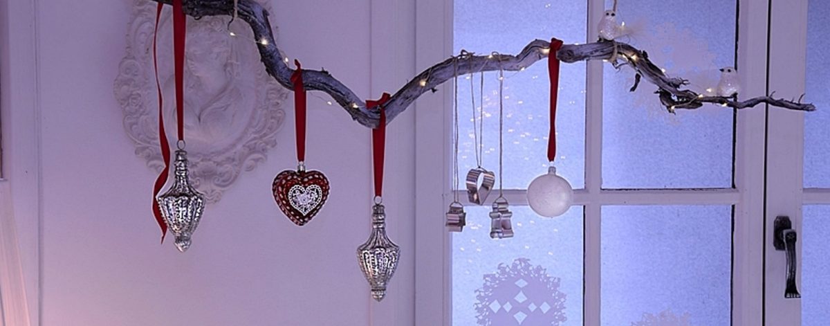 DIY - weihnachtliche Fensterdeko