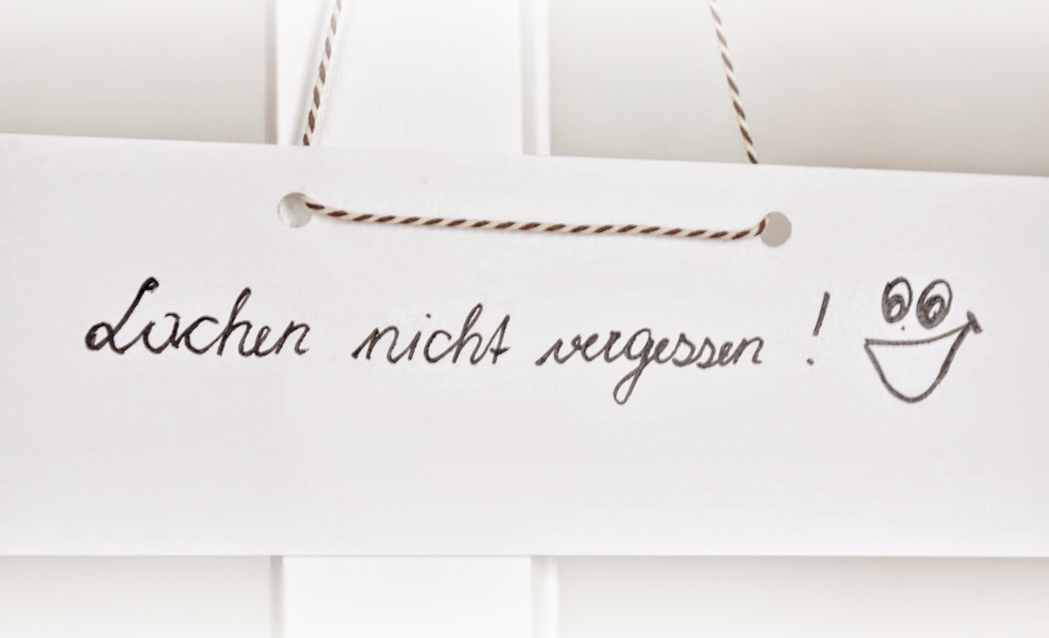 Karte mit gutem Vorsatz fürs neue Jahr