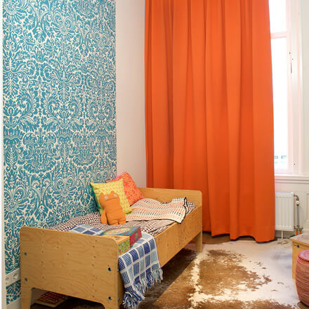 Schallschutzvorhang im Baby- und Kinderzimmer