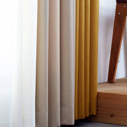 Verdunkelungsvorhang in Beige
