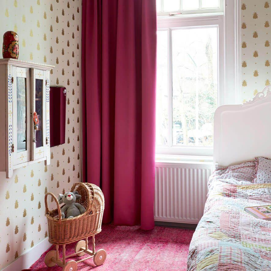 Verdunkelungsgardine Pink im Kinderzimmer