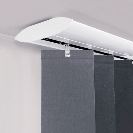 Teba® Deluxe Schiene für Lamellenvorhänge in weiß passend für jeden Einrichtungsstil Teba® Deluxe Schiene für Lamellenvorhänge in weiß
