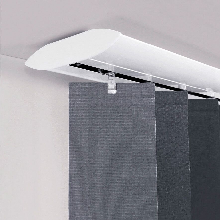 Teba® Deluxe Schiene für Lamellenvorhänge in weiß passend für jeden Einrichtungsstil Teba® Deluxe Schiene für Lamellenvorhänge in weiß
