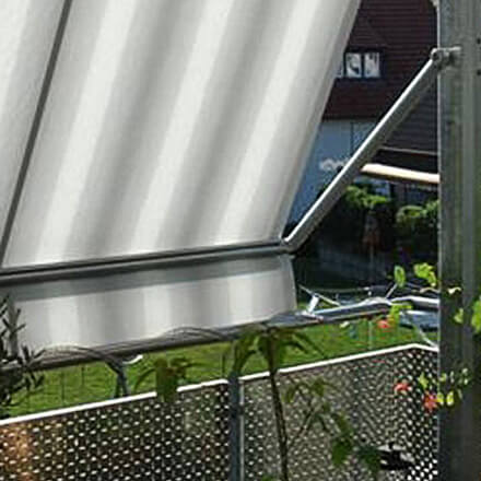 Klemmmarkise am Balkon