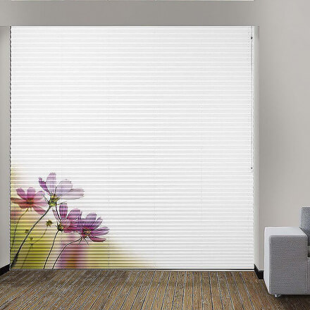 Plissees mit großflächigem Blumenprint Plissees mit großflächigem Blumenprint