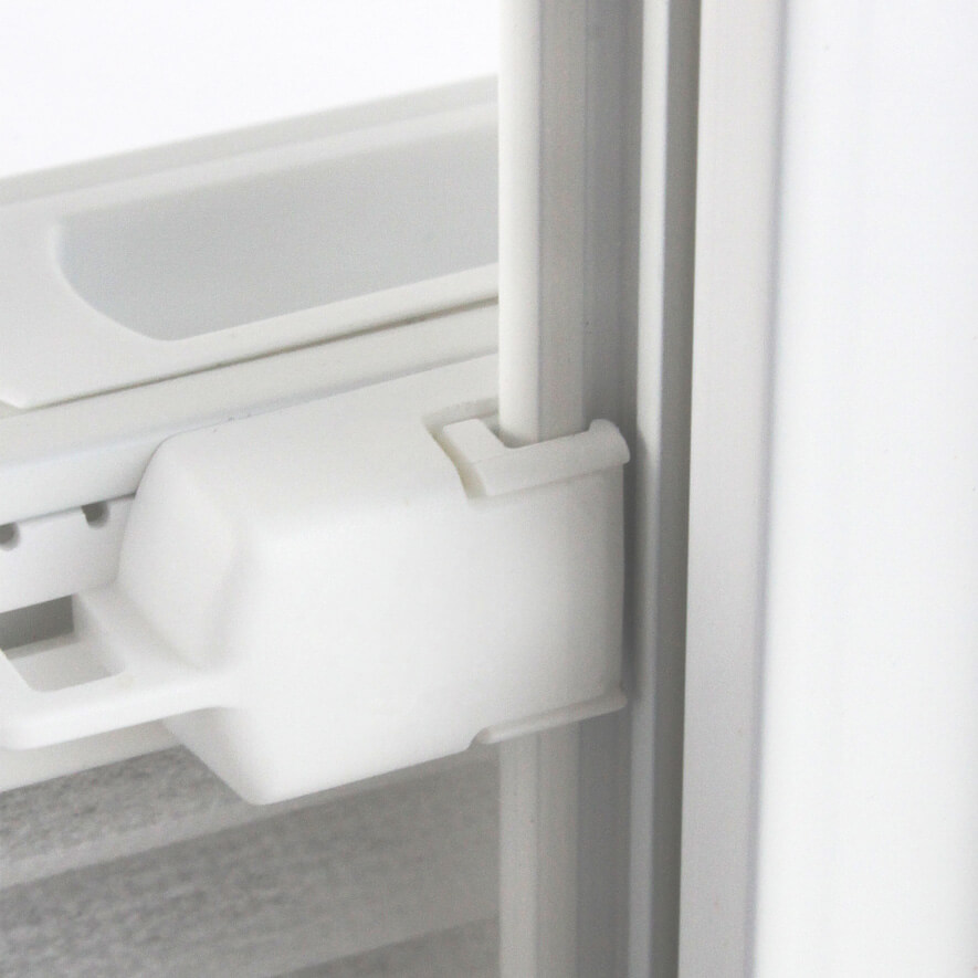 Detailansicht Seite: Führungsschiene für Plissees von Teba