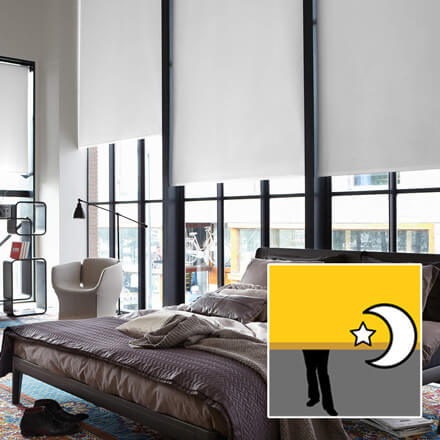 Luxaflex® Rollo mit Verdunkelungs-Stoff