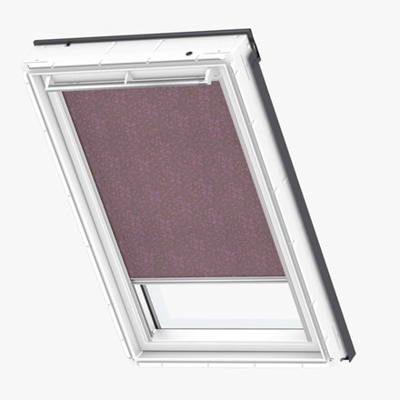 VELUX&reg; Sichtschutzrollo-Stoff mit Dekor in Violett/Braun, Farbe 4158