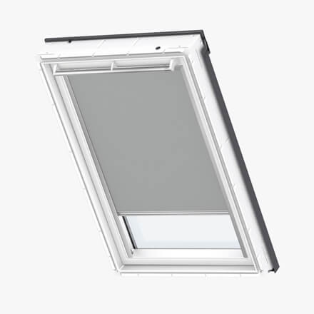 VELUX&reg; Verdunkelungsrollo-Stoff in Uni Dunkelgrau, Farbe 0705