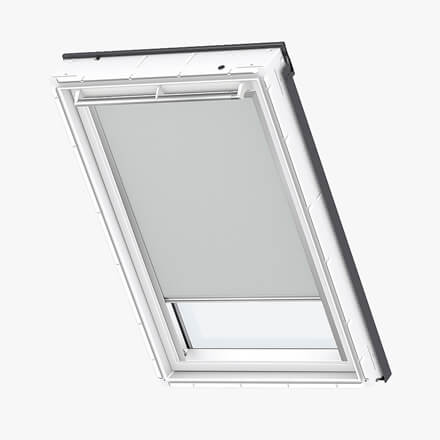 VELUX&reg; Verdunkelungsrollo-Stoff in Uni Hellgrau, Farbe 1705