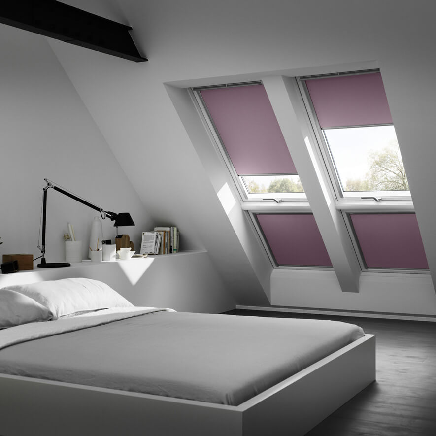 VELUX&reg; Verdunkelungsrollo in Rosé