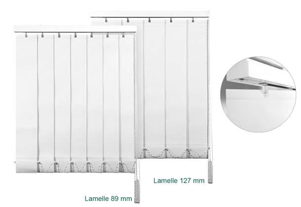 Basic Lamellenvorh&auml;nge nach Ma&szlig;