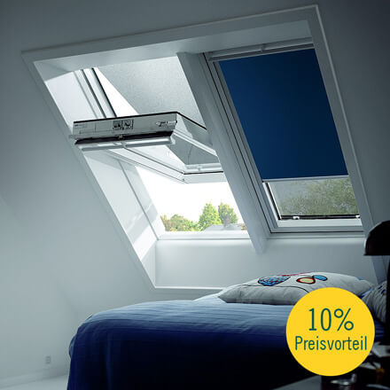 VELUX®-Vorteilset Hitzeschutzmarkise & Verdunkelungsrollo