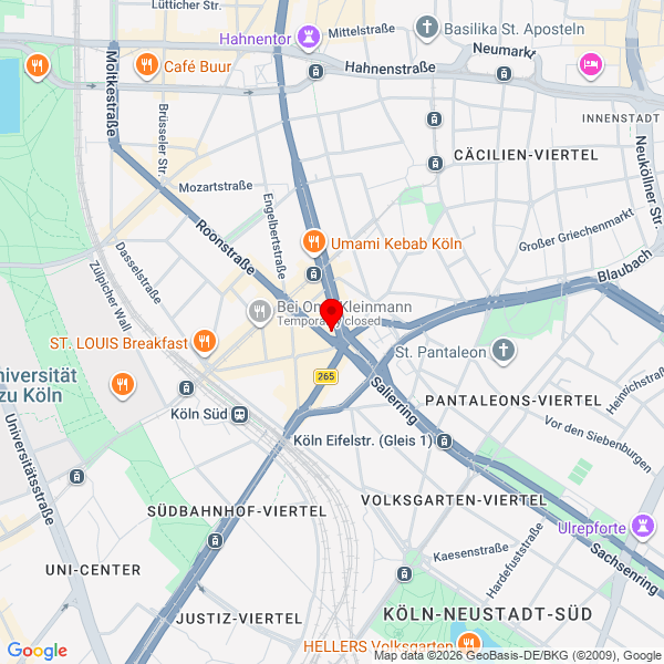 JalouCity Köln - Barbarossaplatz Hohenstaufenring 1 50674 Köln
