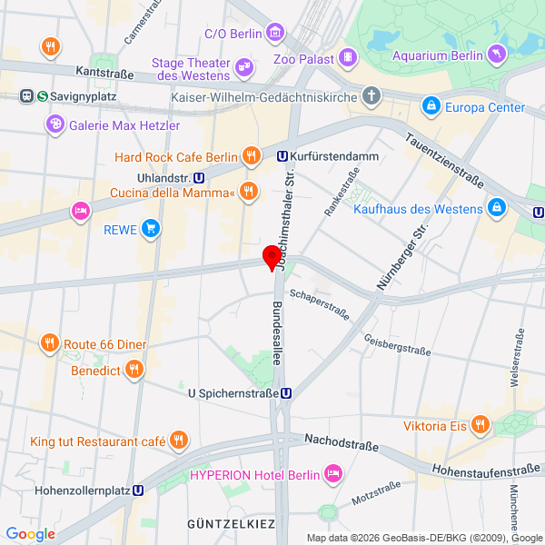 JalouCity Berlin - Wilmersdorf Lietzenburger Straße 53 10719 Berlin