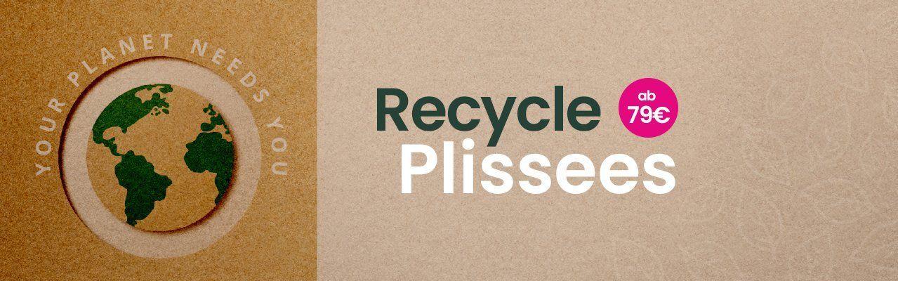 JalouCity Replissee: Recycle Plissees